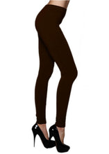 Load image into Gallery viewer, Seamless Leggings Women High Waisted 3" Waistband Full Length Capri Soft Stretchy Tights Skinny Pants