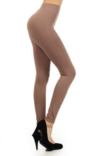 Load image into Gallery viewer, Seamless Leggings Women High Waisted 3" Waistband Full Length Capri Soft Stretchy Tights Skinny Pants