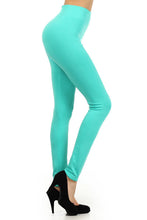 Load image into Gallery viewer, Seamless Leggings Women High Waisted 3" Waistband Full Length Capri Soft Stretchy Tights Skinny Pants