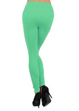 Load image into Gallery viewer, Fleece Lined Legging Women Warm Thermal Mid Waisted Stretchy Tummy Control Long Leggings Soft Skinny Tights Winter Seamless Pants