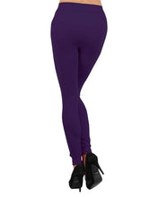 Load image into Gallery viewer, Fleece Lined Legging Women Warm Thermal Mid Waisted Stretchy Tummy Control Long Leggings Soft Skinny Tights Winter Seamless Pants