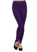 Load image into Gallery viewer, Fleece Lined Legging Women Warm Thermal Mid Waisted Stretchy Tummy Control Long Leggings Soft Skinny Tights Winter Seamless Pants