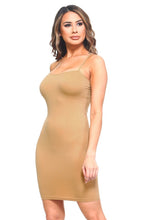 Load image into Gallery viewer, Women Camisole Tank Long Seamless Undershirt Cami Top Slip on Camis Soft Quality Bodycon  Dress Layering with Spaghetti Straps
