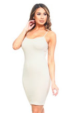 Load image into Gallery viewer, Women&#39;s Camisole Tank Long Seamless Undershirt Cami Top Slip-on Camis Soft Quality Bodycon Slip Dress Layering with Spaghetti Straps