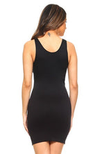 Load image into Gallery viewer, Women Compression Tank Cami Body Shapewear Camisole Long Seamless Bodycon Top Comfortable Basic Sleeveless Slip On Mini Dress