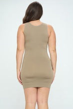 Load image into Gallery viewer, Women Compression Tank Cami Body Shapewear Camisole Long Seamless Bodycon Top Comfortable Basic Sleeveless Slip On Mini Dress