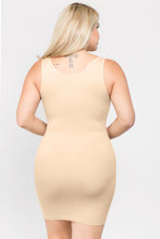 Load image into Gallery viewer, Women Compression Tank Cami Body Shapewear Camisole Long Seamless Bodycon Top Comfortable Basic Sleeveless Slip On Mini Dress