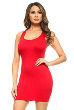 Load image into Gallery viewer, Women Compression Tank Cami Body Shapewear Camisole Long Seamless Bodycon Top Comfortable Basic Sleeveless Slip On Mini Dress