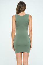 Load image into Gallery viewer, Women Compression Tank Cami Body Shapewear Camisole Long Seamless Bodycon Top Comfortable Basic Sleeveless Slip On Mini Dress