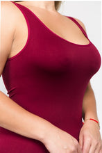 Load image into Gallery viewer, Women Compression Tank Cami Body Shapewear Camisole Long Seamless Bodycon Top Comfortable Basic Sleeveless Slip On Mini Dress