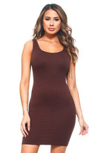 Load image into Gallery viewer, Women Compression Tank Cami Body Shapewear Camisole Long Seamless Bodycon Top Comfortable Basic Sleeveless Slip On Mini Dress