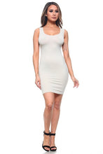 Load image into Gallery viewer, Women Compression Tank Cami Body Shapewear Camisole Long Seamless Bodycon Top Comfortable Basic Sleeveless Slip On Mini Dress