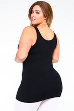 Load image into Gallery viewer, Seamless Tank Top for Women Round Neck Sleeveless Body-Con Solid Color Soft Stretchy Everyday Layering Top One Size &amp; Plus