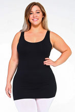 Load image into Gallery viewer, Seamless Tank Top for Women Round Neck Sleeveless Body-Con Solid Color Soft Stretchy Everyday Layering Top One Size &amp; Plus