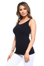 Load image into Gallery viewer, Seamless Tank Top for Women Round Neck Sleeveless Body-Con Solid Color Soft Stretchy Everyday Layering Top One Size &amp; Plus