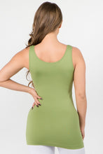 Load image into Gallery viewer, Seamless Tank Top for Women Round Neck Sleeveless Body-Con Solid Color Soft Stretchy Everyday Layering Top One Size &amp; Plus
