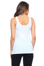Load image into Gallery viewer, Seamless Tank Top for Women Round Neck Sleeveless Body-Con Solid Color Soft Stretchy Everyday Layering Top One Size &amp; Plus