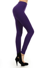 Load image into Gallery viewer, Seamless Leggings Women High Waisted 3" Waistband Full Length Capri Soft Stretchy Tights Skinny Pants