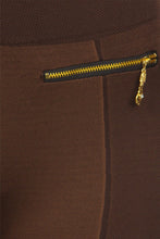 Load image into Gallery viewer, Women Leggings High Waist Full Length Capri Long 4” Rise Tights Stretchy Pants with Double Zipper