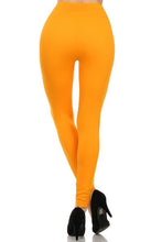 Load image into Gallery viewer, Fleece Lined Leggings High Waist Full Length Warm Capri Long 4” Rise Tights Winter Stretchy Pants with Double Zipper