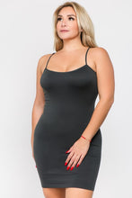 Load image into Gallery viewer, Women Camisole Tank Long Seamless Undershirt Cami Top Slip on Camis Soft Quality Bodycon  Dress Layering with Spaghetti Straps
