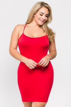 Load image into Gallery viewer, Women Camisole Tank Long Seamless Undershirt Cami Top Slip on Camis Soft Quality Bodycon  Dress Layering with Spaghetti Straps