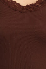 Load image into Gallery viewer, Seamless Racer Back Tank for Women V-Neck Camisole with 1" Lace Straps Soft Stretchy Nylon Spandex Layering Top One Size