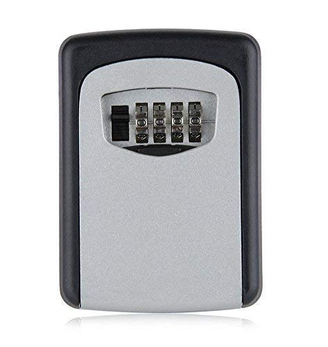 Realtor's Key Lockbox | Wall Mounted with 4 Digit Combination | Holds up to 5 Keys - k-cliffs