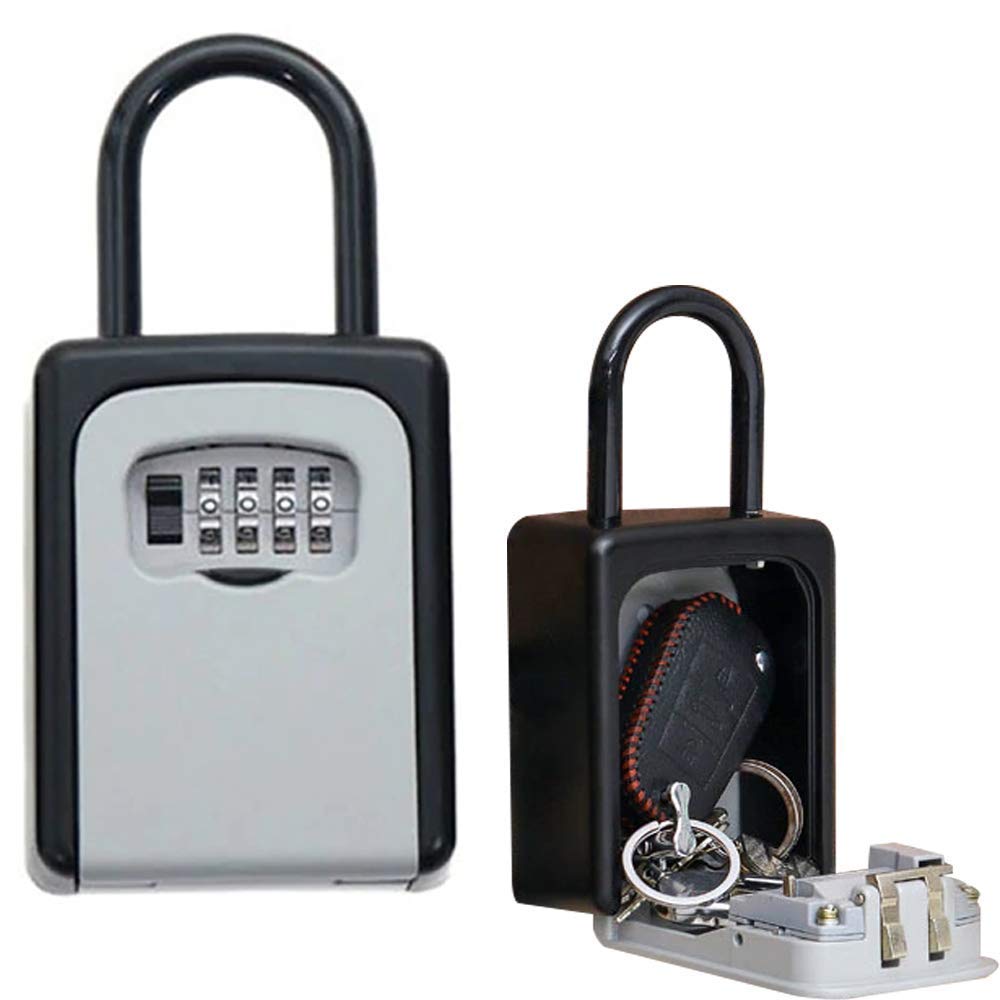 Set Your Own Combination Portable Lock Box | Holds up to 5 Keys | Realtor's Open House - k-cliffs