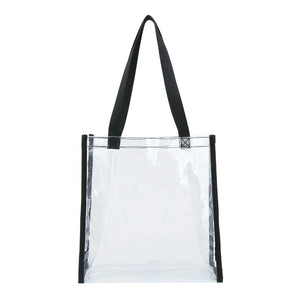 Nice and Great 12" Clear Tote NFL Stadium Approved See Through Tote PGA Compliant Transparent Snack Bag - k-cliffs