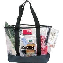 Load image into Gallery viewer, 20&quot; Clear Reusable PVC Tote Bag w/ FREE Coin Pouch - k-cliffs