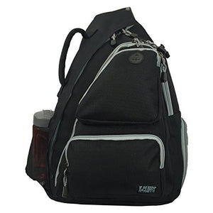 K-Cliffs Water-Resistant Sling Backpack | Safety Retro-Reflective Strip - k-cliffs