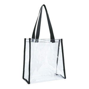 Nice and Great 12" Clear Tote NFL Stadium Approved See Through Tote PGA Compliant Transparent Snack Bag - k-cliffs