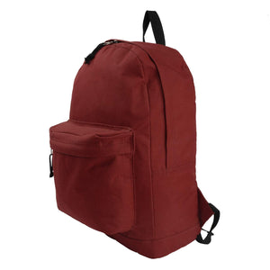 Basic Emergency Survival Backpack Classic Simple School Book Bag Student Daily Daypack 18 Inch - k-cliffs