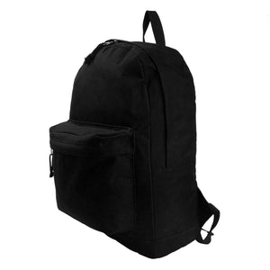 Basic Emergency Survival Backpack Classic Simple School Book Bag Student Daily Daypack 18 Inch - k-cliffs