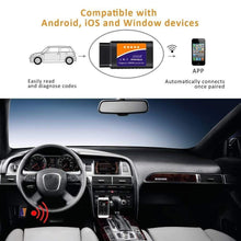 Load image into Gallery viewer, OBD2 Car Diagnostic Device Wireless Car Code Reader Diagnostic Scan Device WiFi Scanner Adapter Check Engine Diagnostic Compatible with Android iOS - k-cliffs