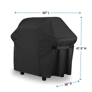 Heavy Duty Weatherproof BBQ Gas Grill Cover  60 x 44 Inch - k-cliffs