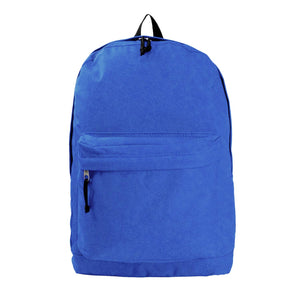 Basic Emergency Survival Backpack Classic Simple School Book Bag Student Daily Daypack 18 Inch - k-cliffs