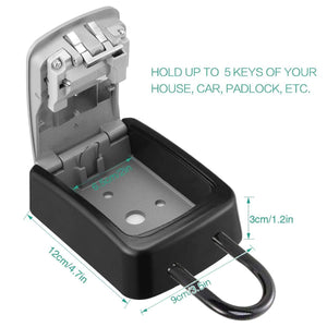 Set Your Own Combination Portable Lock Box | Holds up to 5 Keys | Realtor's Open House - k-cliffs