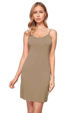 Load image into Gallery viewer, Women&#39;s Plus Seamless Cami Slip-on BodyCon Dress with Straps