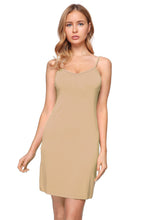 Load image into Gallery viewer, Women&#39;s Plus Seamless Cami Slip-on BodyCon Dress with Straps