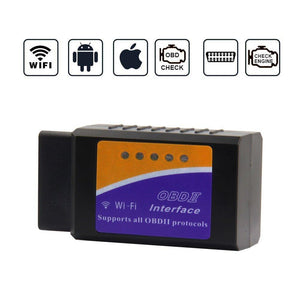 OBD2 Car Diagnostic Device Wireless Car Code Reader Diagnostic Scan Device WiFi Scanner Adapter Check Engine Diagnostic Compatible with Android iOS - k-cliffs