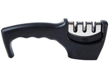 Load image into Gallery viewer, 3 Stage Knife Ceramic Diamond Sharpener Tool for Straight and Serrated Knives - k-cliffs