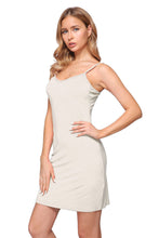 Load image into Gallery viewer, Women&#39;s Plus Seamless Cami Slip-on BodyCon Dress with Straps