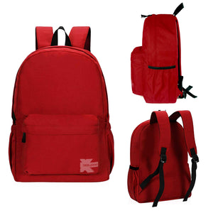Quality Basic School Backpack Simple Student School Bag Lightweight Durable Daypack - k-cliffs