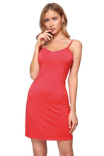 Load image into Gallery viewer, Women&#39;s Plus Seamless Cami Slip-on BodyCon Dress with Straps
