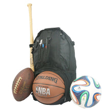 Load image into Gallery viewer, Baseball Backpack with Basketball Football Soccer Ball Storage Helmet Compartment - k-cliffs
