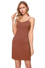 Load image into Gallery viewer, Women&#39;s Plus Seamless Cami Slip-on BodyCon Dress with Straps
