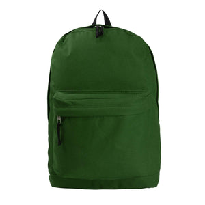 Basic Emergency Survival Backpack Classic Simple School Book Bag Student Daily Daypack 18 Inch - k-cliffs