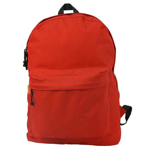 Classic Backpack Basic Emergency Survival Pack Bookbag 16 inch Simple Daypack Medium School Bag - k-cliffs